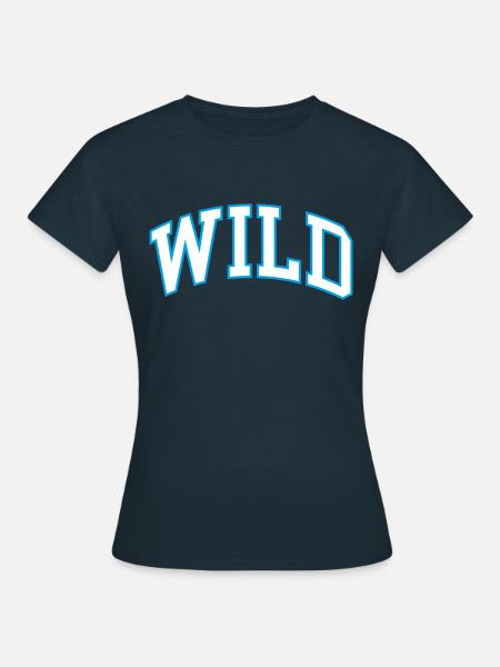 Wild - Frauen T-Shirt - Navy