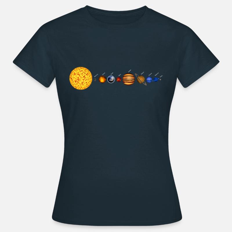 Solar system - Women's T-Shirt - navy