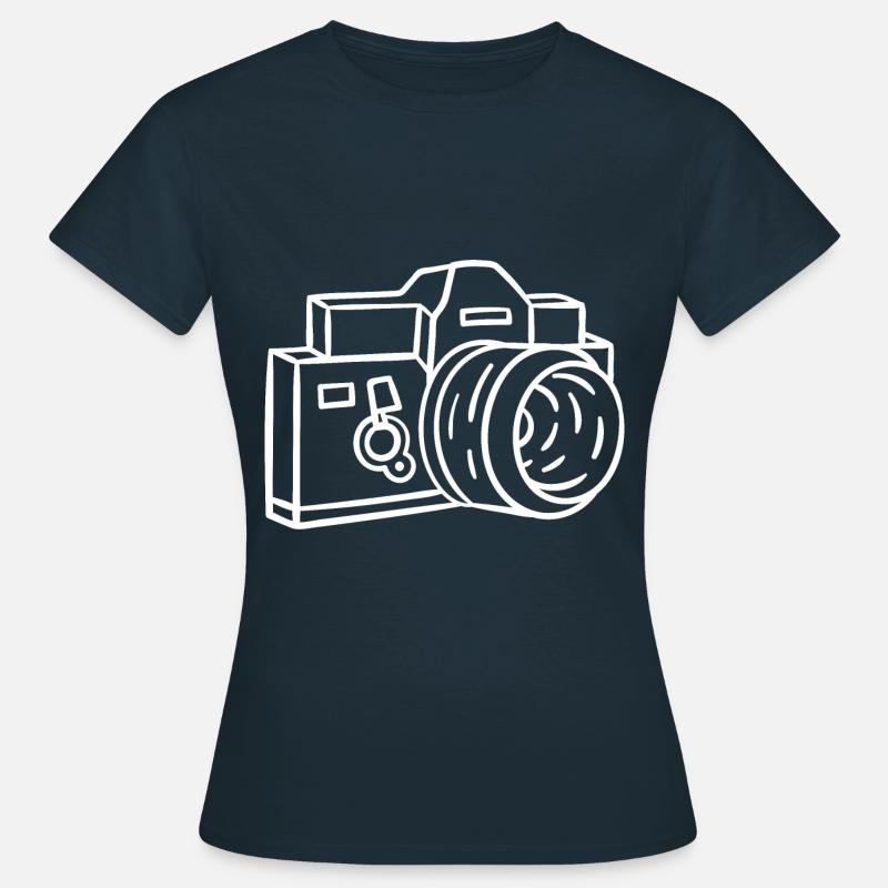 Camera - Women's T-Shirt - navy