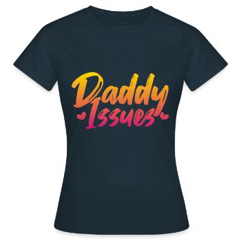Complexe paternel chez les femmes - T-shirt Femme - marine - Devant - AI Model Female 172 dark (172cm)