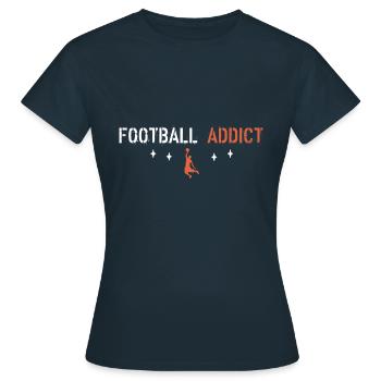 Basket Addict - Frauen T-Shirt - Navy - Vorne - AI Model Female 172 dark (172cm)