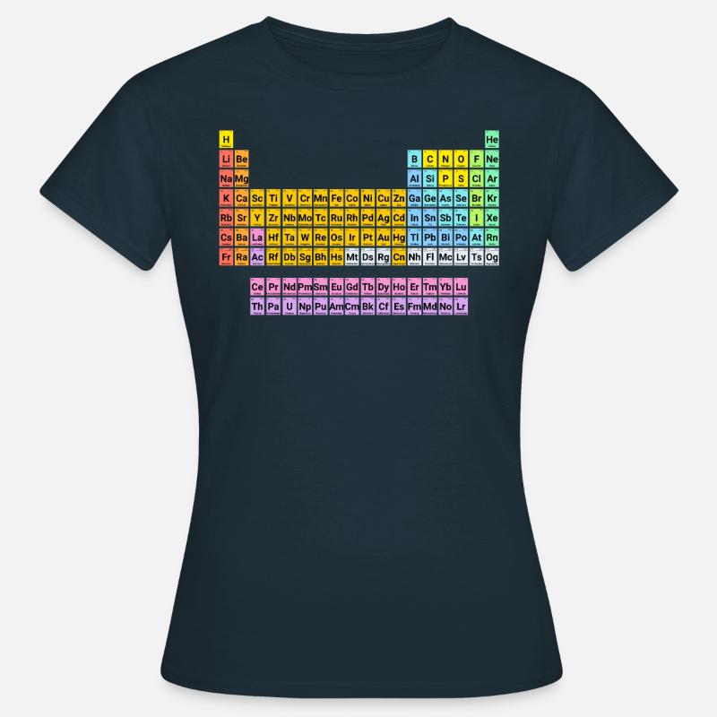 periodic table - Women's T-Shirt - navy