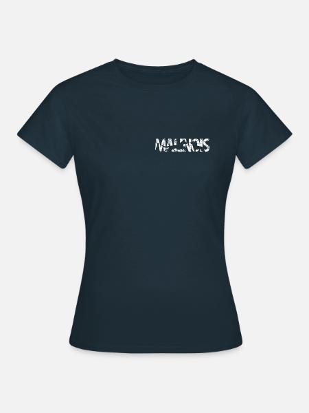 Malinois Schriftzug - Frauen T-Shirt - Navy