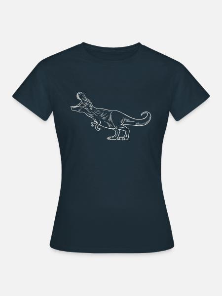 T-Rex - Dinosaurier - Dinosaurs - Frauen T-Shirt - Navy