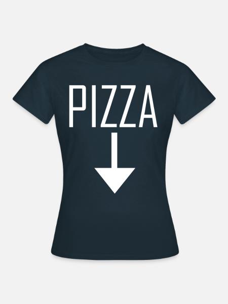 PIZZA - Frauen T-Shirt - Navy