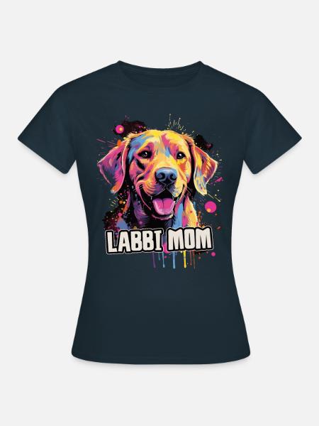 Labbi Hund Geschenk Spruch - Frauen T-Shirt - Navy