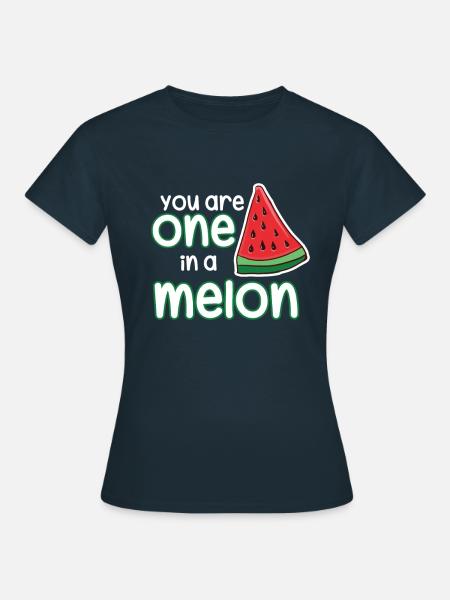 Melonen - Frauen T-Shirt - Navy