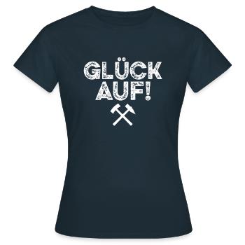 Good luck for! - Hammer and pegs - Women's T-Shirt - navy - Front - AI Model Female 172 dark (172cm)