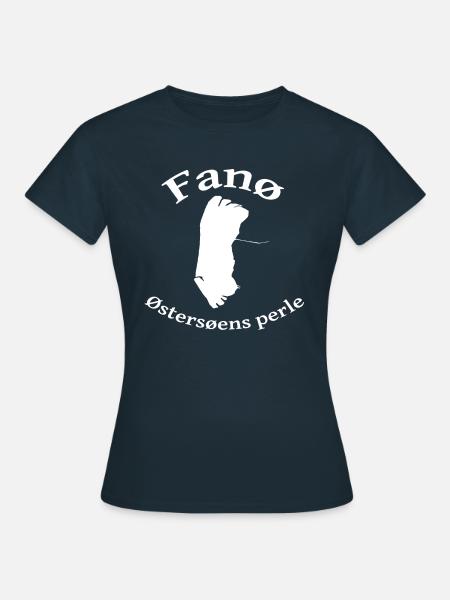 Fanø Østersøens perle - Frauen T-Shirt - Navy