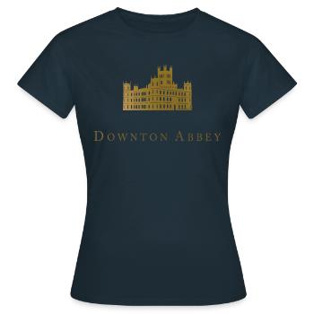Downton Abbey Highclere Castle - Women's T-Shirt - navy - Front - AI Model Female 172 dark (172cm)
