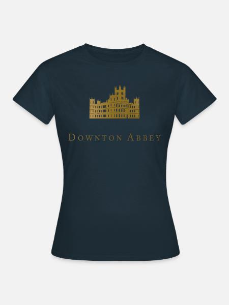 Downton Abbey Highclere Castle - T-shirt Femme - marine