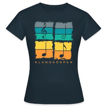 Orchestra Choir Orchestra Retro - Women's T-Shirt - navy - Front - AI Model Female 172 dark (172cm)
