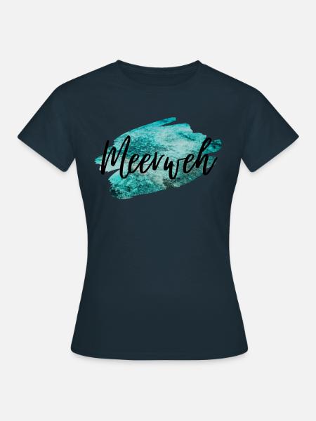 Meerweh - Frauen T-Shirt - Navy