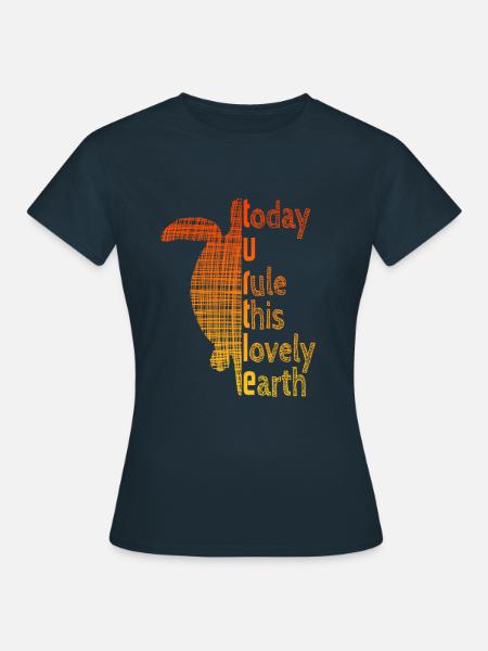 Turtle - Frauen T-Shirt - Navy