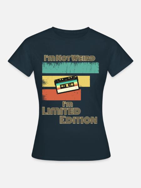 Retro design with slogan - Women's T-Shirt - navy