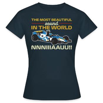Course du dimanche - T-shirt Femme - marine - Devant - AI Model Female 172 dark (172cm)