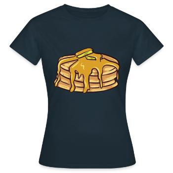 Cadeau crêpes crêpes crêpes - T-shirt Femme - marine - Devant - AI Model Female 172 dark (172cm)