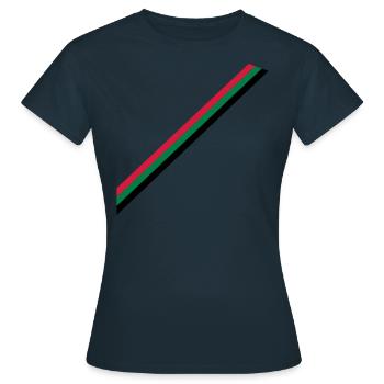 country colours - Women's T-Shirt - navy - Front - AI Model Female 172 dark (172cm)