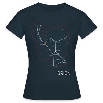 Orion Constellation - Women's T-Shirt - navy - Front - AI Model Female 172 dark (172cm)