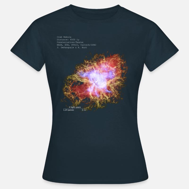 Crab Nebula - Women's T-Shirt - navy