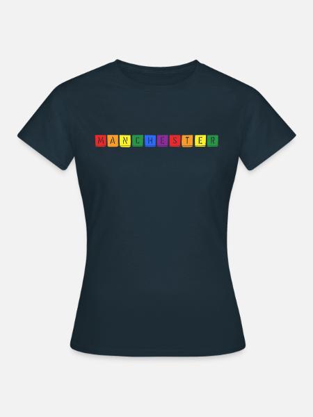 Rainbow Manchester - Women's T-Shirt - navy