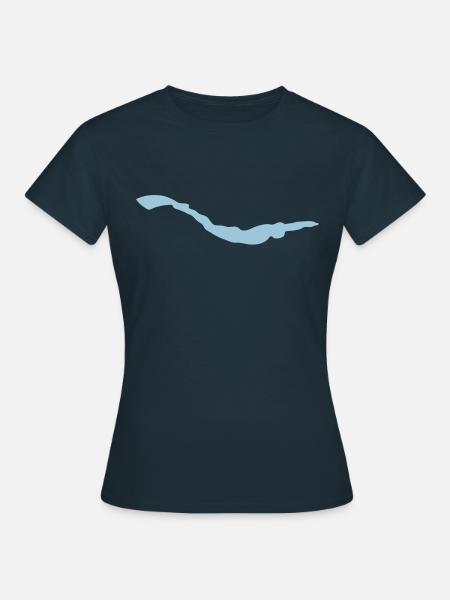 Schwimmflossen Flossenschwimmen flossenschwimme - Frauen T-Shirt - Navy