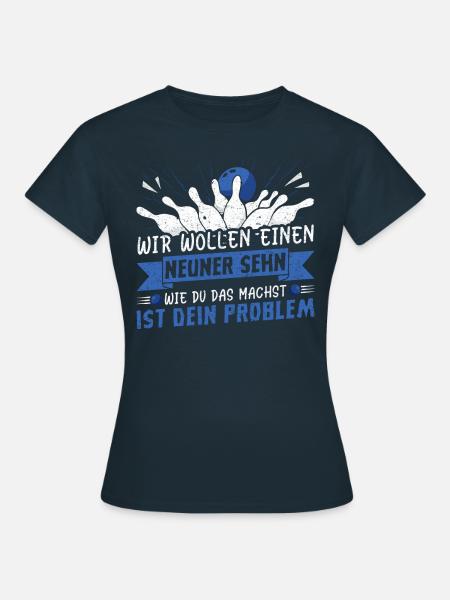 Kegel Mädel - Frauen T-Shirt - Navy
