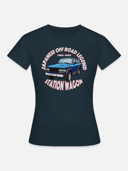 Station Wagon blau/blau - Frauen T-Shirt - Navy