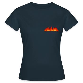 Feu! - T-shirt Femme - marine - Devant - AI Model Female 172 dark (172cm)