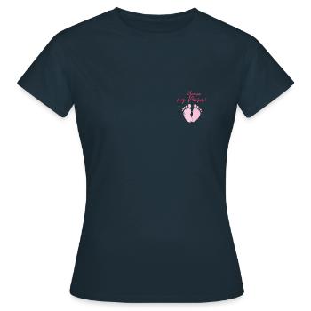 You´re my person - Babygirl - Frauen T-Shirt - Navy - Vorne - AI Model Female 172 dark (172cm)