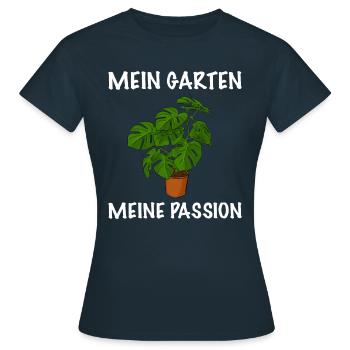 Gärtnerin Pflanzen Passion - Frauen T-Shirt - Navy - Vorne - AI Model Female 172 dark (172cm)