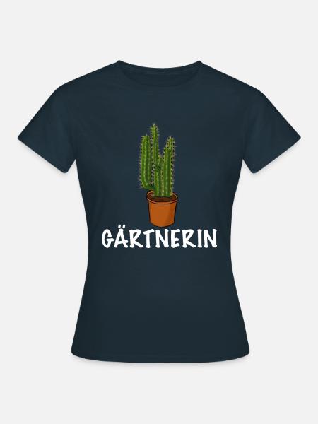 Gärtnerin Shirt - Frauen T-Shirt - Navy