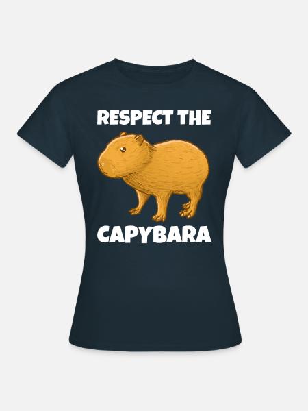 Capybara Meme - Frauen T-Shirt - Navy