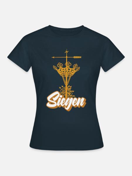 Siegen Krönchen - Frauen T-Shirt - Navy