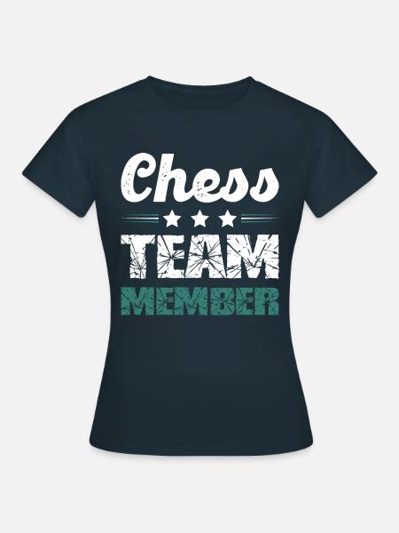 Chess Team - Frauen T-Shirt - Navy