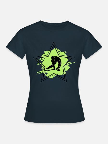 Hockey Star - Frauen T-Shirt - Navy