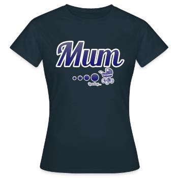 Maman Chargement ... - T-shirt Femme - marine - Devant - AI Model Female 172 dark (172cm)