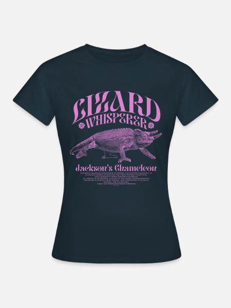 Jackson's Chamäleon Echsenflüsterer - Frauen T-Shirt - Navy