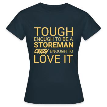 Storeman Crazy - Women's T-Shirt - navy - Front - AI Model Female 172 dark (172cm)