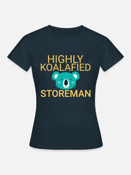 Storeman Koalafied - Frauen T-Shirt - Navy