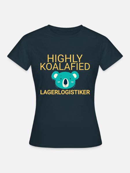 Lagerlogistiker Koalafied - Frauen T-Shirt - Navy