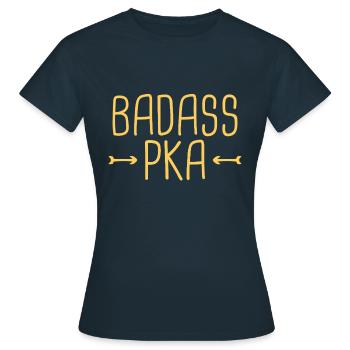 Pharmacie PKA Badass - T-shirt Femme - marine - Devant - AI Model Female 172 dark (172cm)