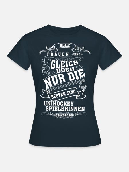 Unihockey - Frauen T-Shirt - Navy