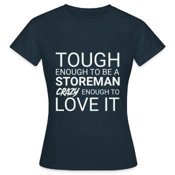 Storeman Crazy - Women's T-Shirt - navy - Front - AI Model Female 172 dark (172cm)