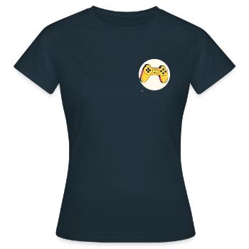 Controller - Frauen T-Shirt - Navy - Vorne - AI Model Female 172 dark (172cm)