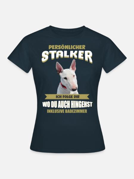 Bullterrier Hund - Bullterrier - Frauen T-Shirt - Navy