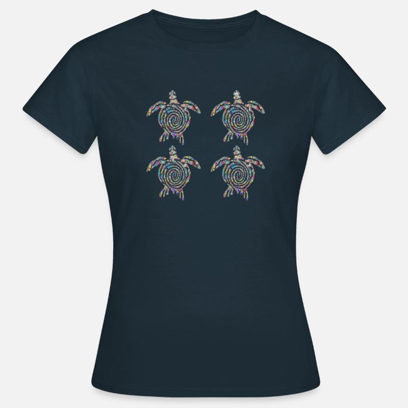 Turtle - Women's T-Shirt - navy