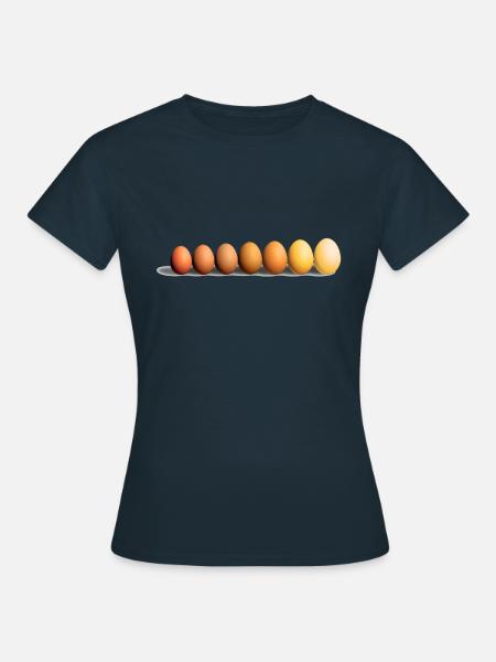 Les Oeufs - T-shirt Femme - marine