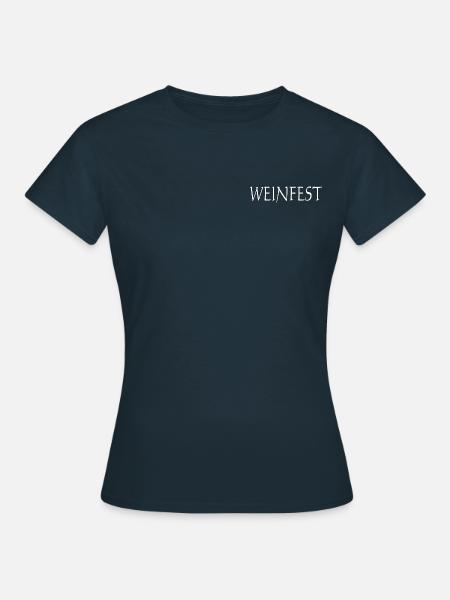 Weinfest - Frauen T-Shirt - Navy