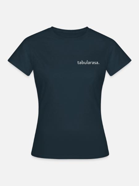 tabularasa. - Frauen T-Shirt - Navy